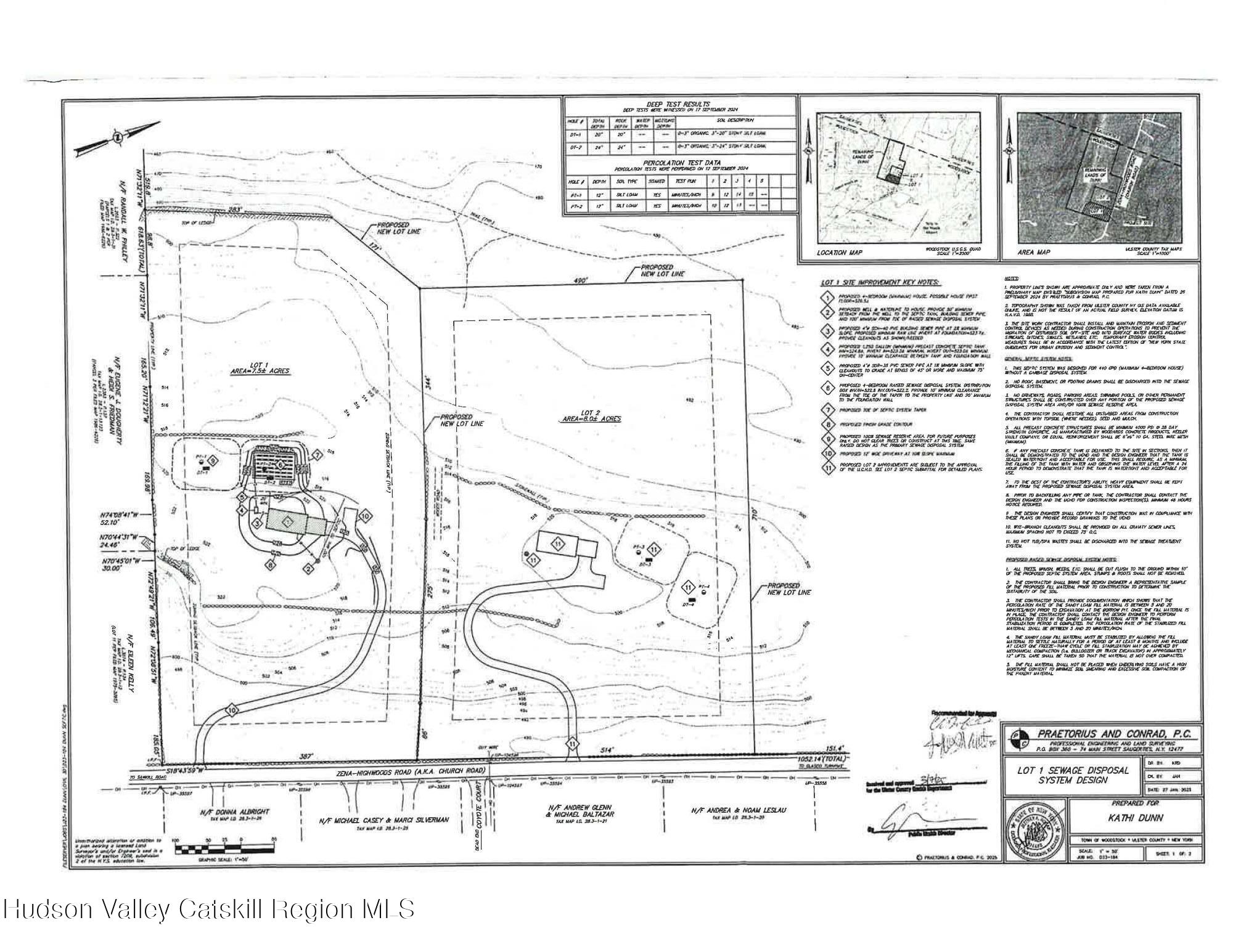 1 Church Road Kingston, NY 12401 - Photo 29 of 30 0 Church Road Lot 1 Survey Map