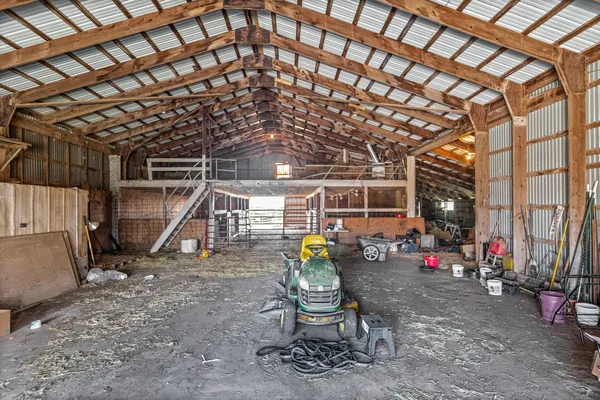 a view of a storage room