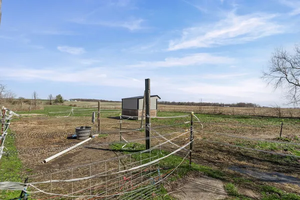 a view of building with outdoor space