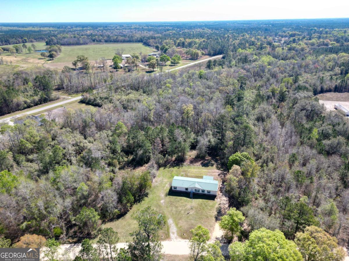 4156 Smiley Road Ludowici, GA 31316 - Photo 32 of 32 an aerial view of a house with a yard