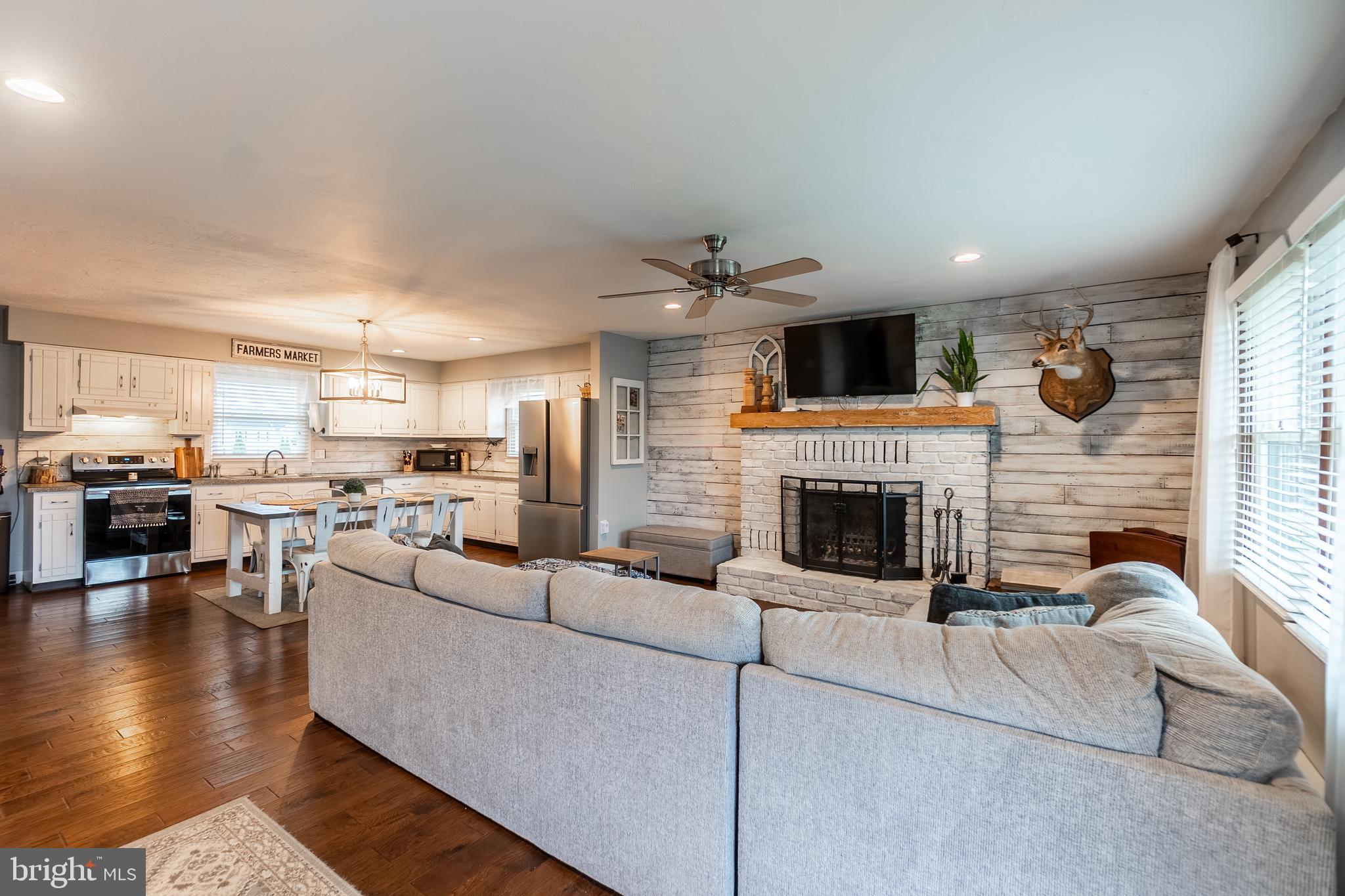 717 East Walnut Street Hanover, PA 17331 - Photo 4 of 21 a living room with furniture fireplace and flat screen tv