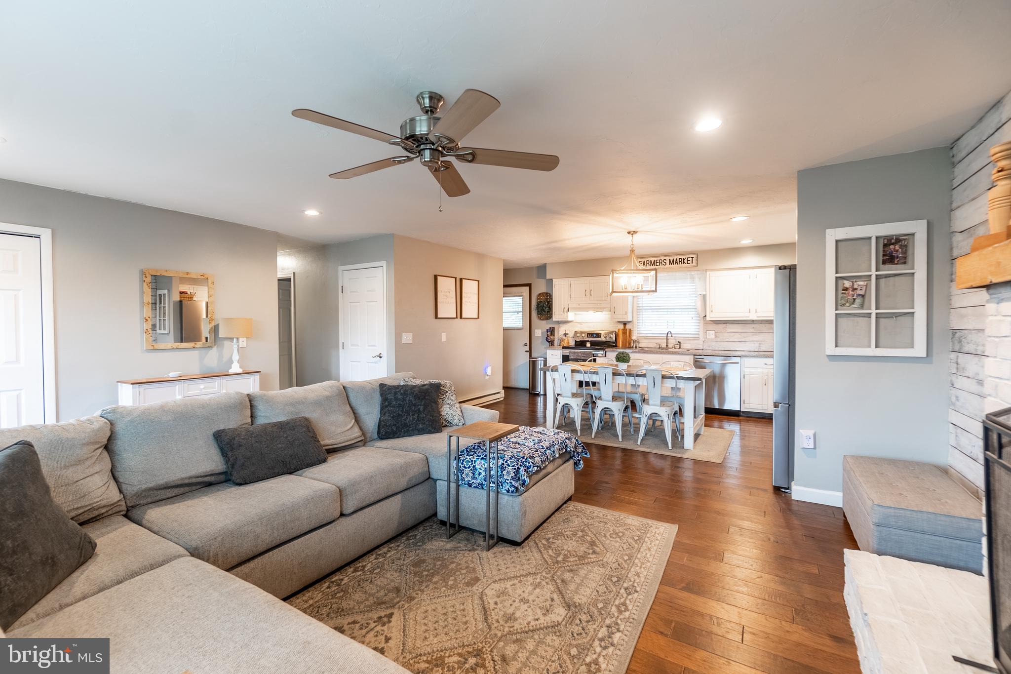 717 East Walnut Street Hanover, PA 17331 - Photo 5 of 21 a living room with furniture and a view of kitchen