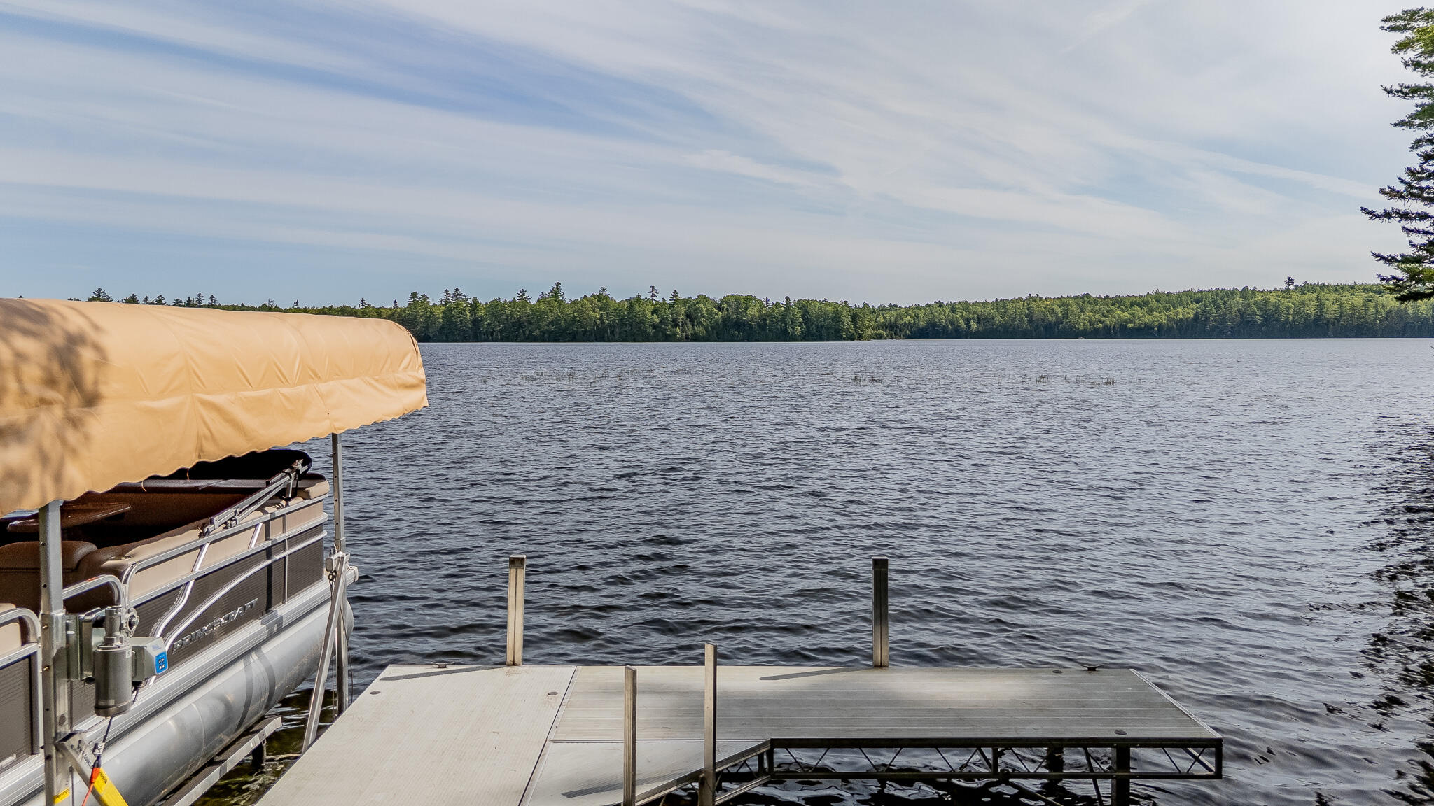 262 North Shore Road Brownville, ME 04414 - Photo 58 of 96 view from the dock
