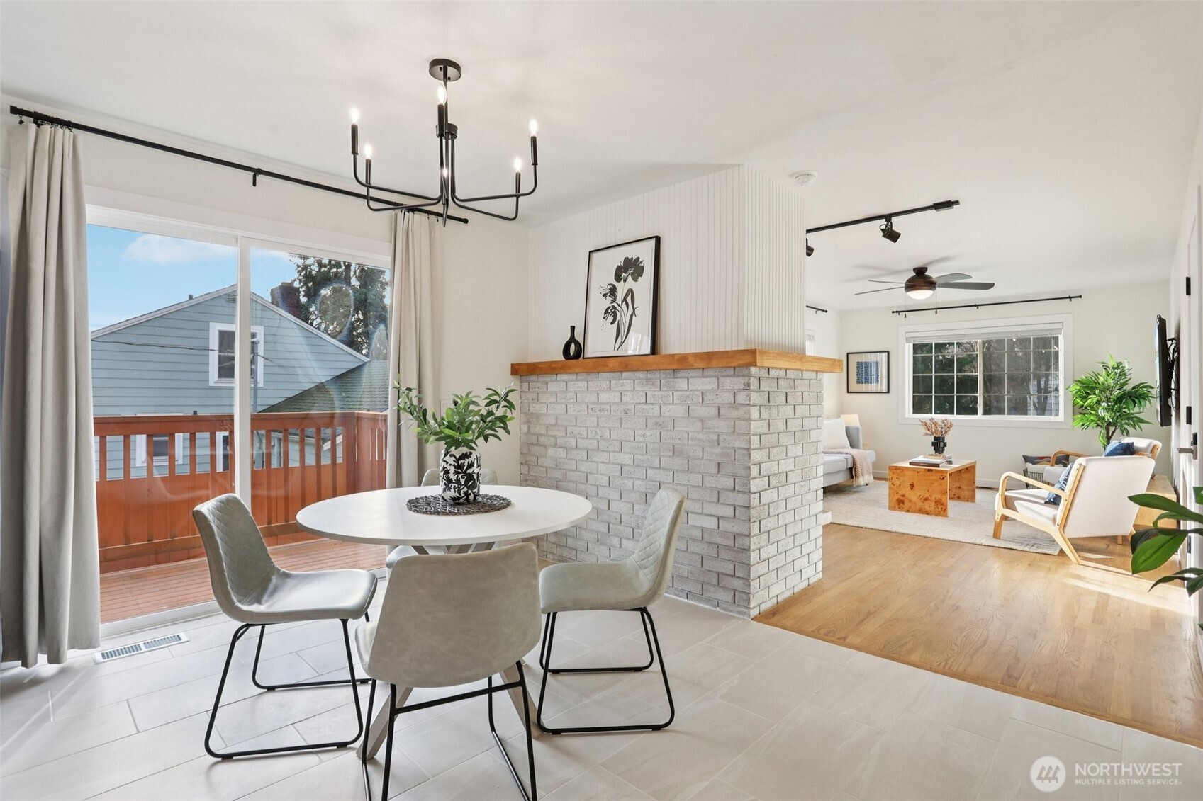 9002 34th Avenue Southwest Seattle, WA 98126 - Photo 17 of 39 a dining room with furniture and window