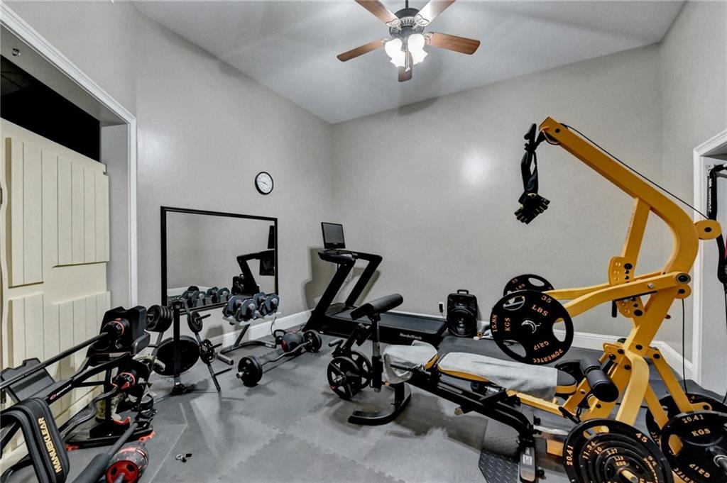 2850 Roanoke Road Cumming, GA 30041 - Photo 86 of 91 a view of a room with gym equipment