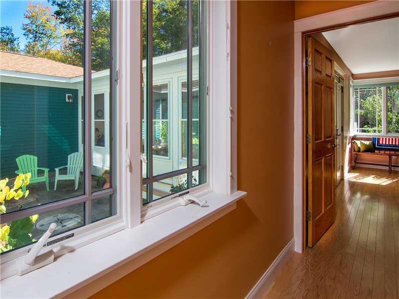 128 Pond Road New Gloucester, ME 04260 - Photo 33 of 33 1st Floor Plan. View to Courtyard.