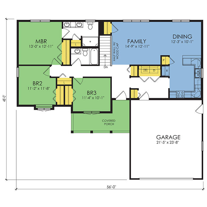 3099 West Kimmel Road Jackson, MI 49201 - Photo 9 of 10 North Bay Floor Plan