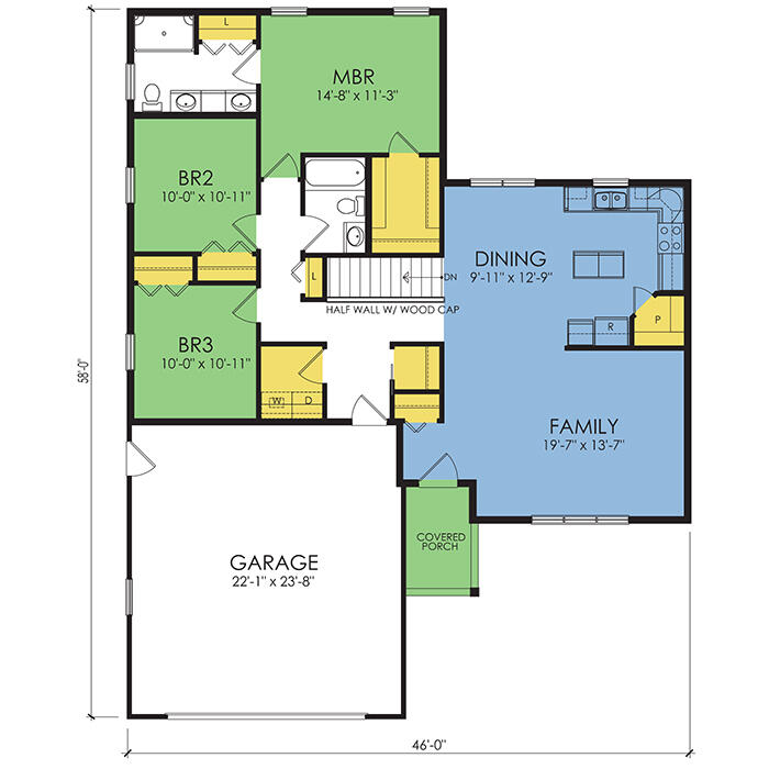 3099 West Kimmel Road Jackson, MI 49201 - Photo 10 of 10 Ellison Floorplan
