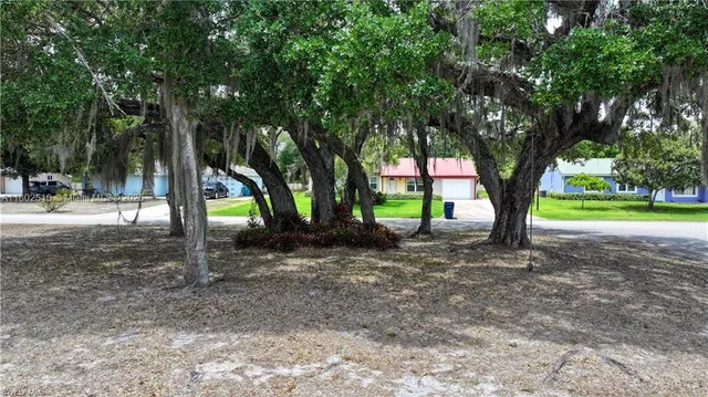 a view of outdoor space with trees