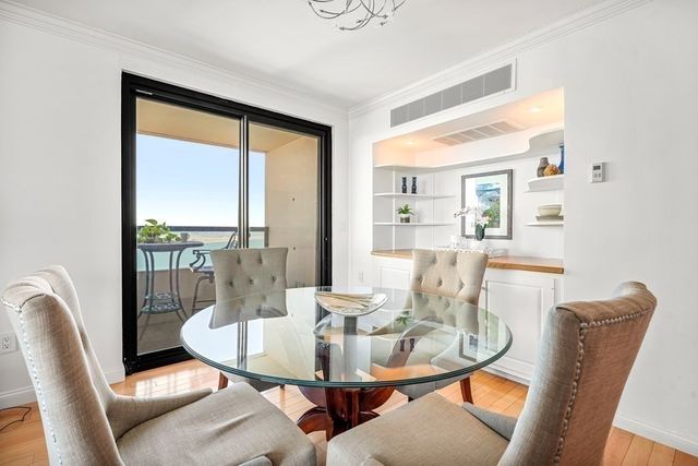 a view of a city with tall buildings