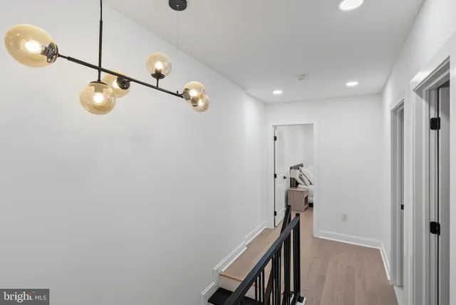 a view of a hallway with a elevator