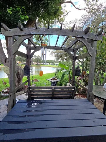 a view of outdoor space yard deck patio and deck