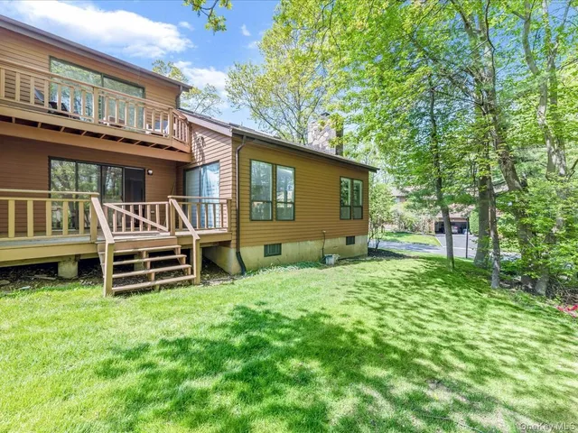 a house view with a garden space