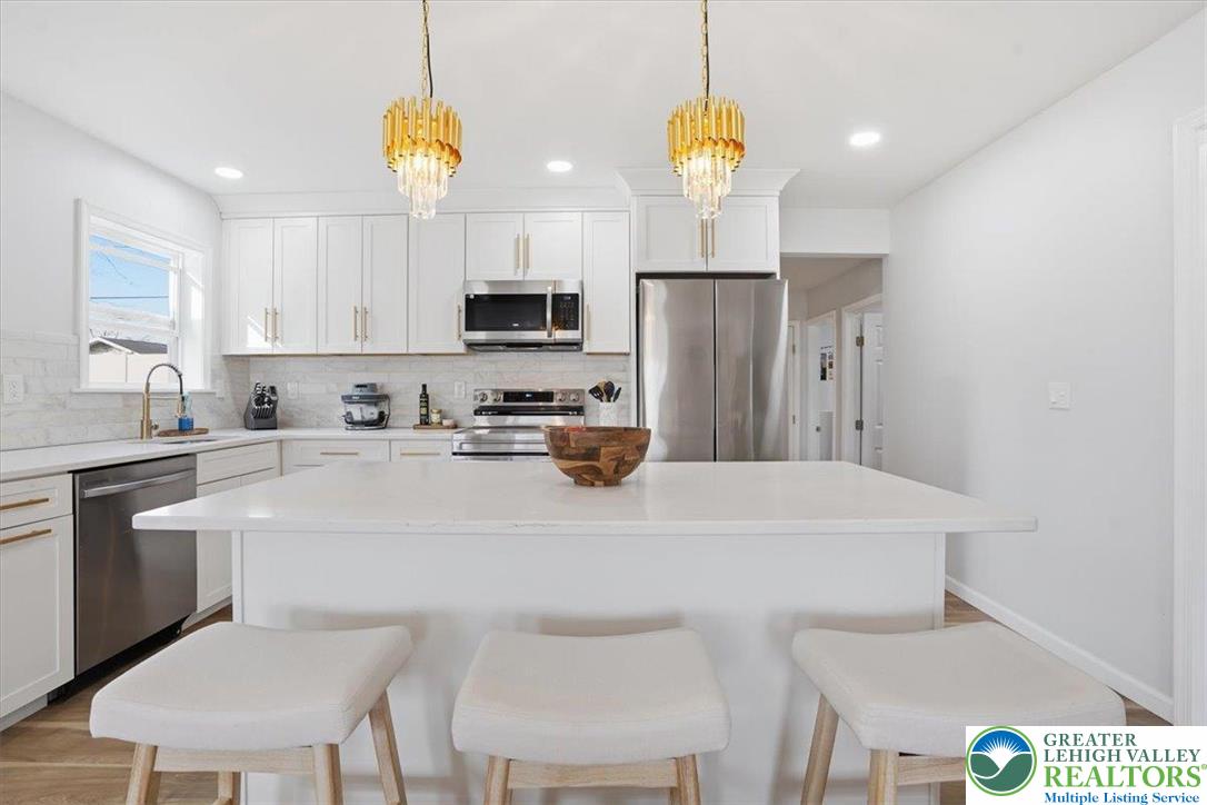 1647 4th Street Bethlehem, PA 18020 - Photo 7 of 54 Kitchen Island with stools