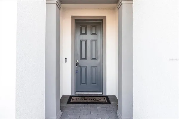 a view of front door of a house