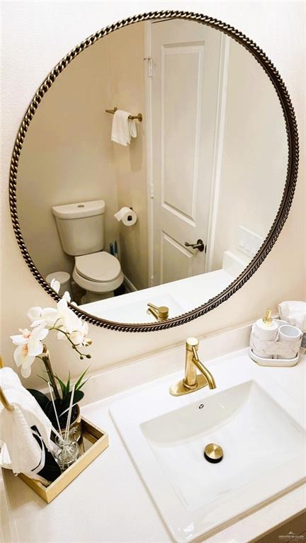 5302 Vision Street Rio Grande City, TX 78582 - Photo 14 of 19 a bathroom with a sink and a mirror