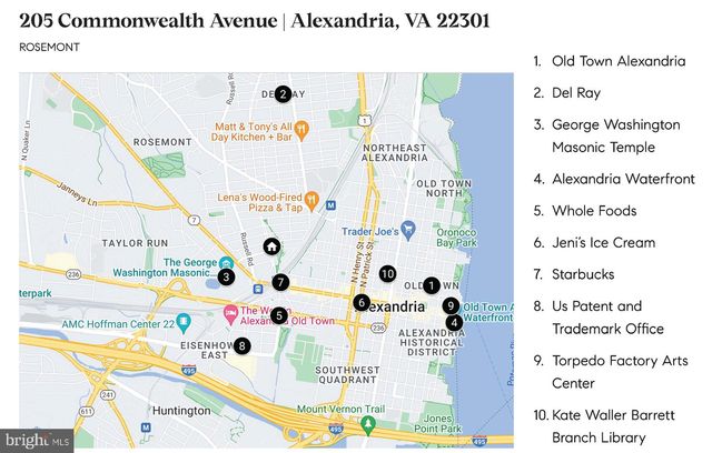 $860,000 | 205 Commonwealth Avenue, Alexandria, VA 22301