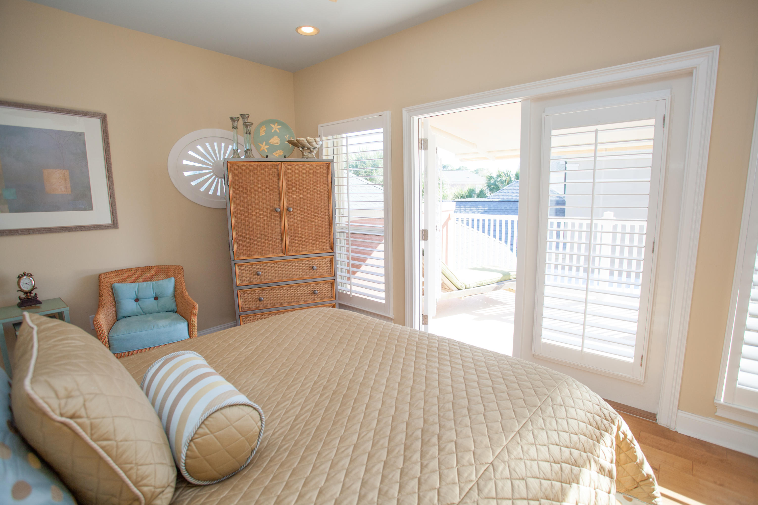 180 Masters Court Santa Rosa Beach, FL 32459 - Photo 22 of 30 Upstairs bedroom leading out to deck