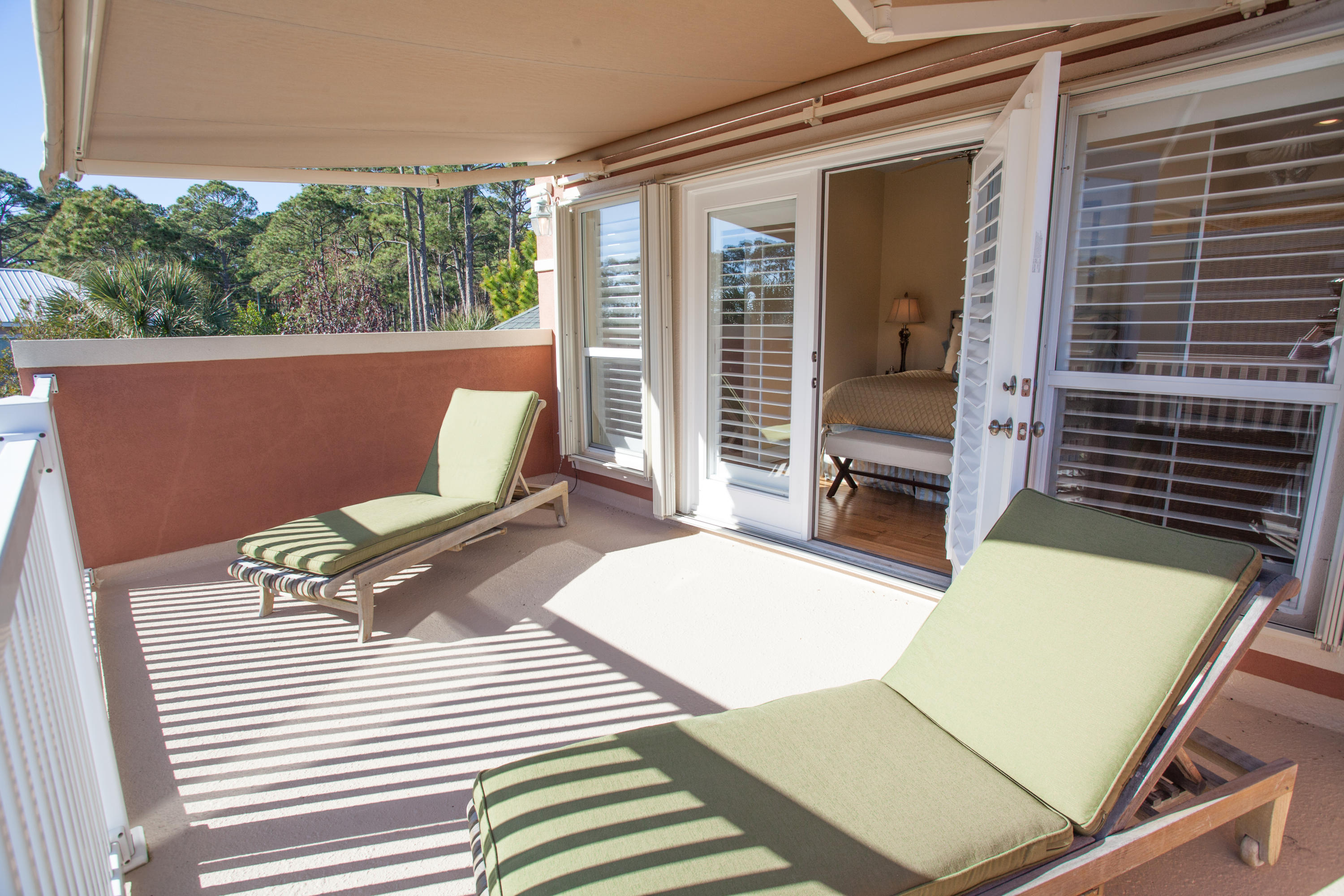 180 Masters Court Santa Rosa Beach, FL 32459 - Photo 23 of 30 Upstairs deck w/automated awning