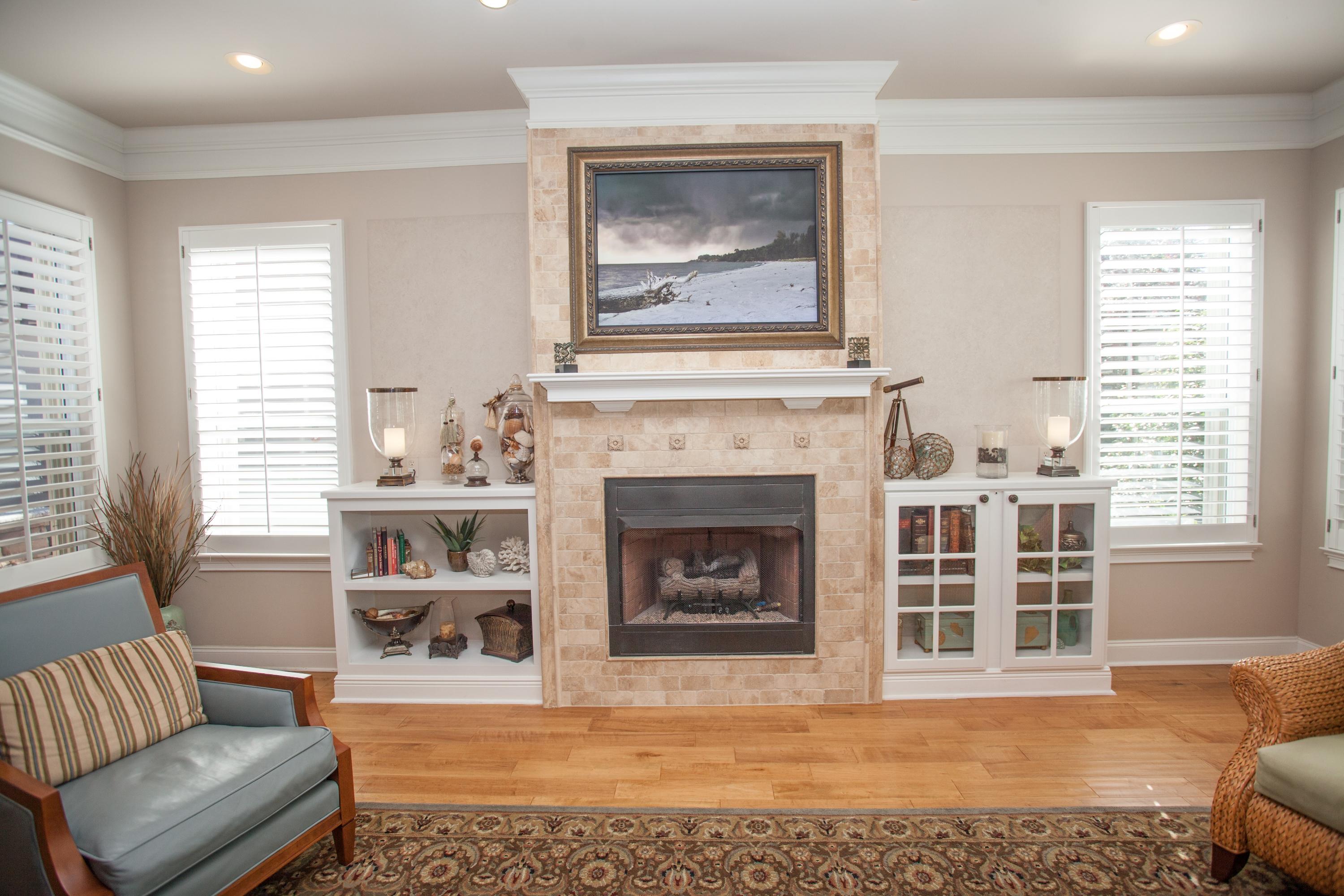 180 Masters Court Santa Rosa Beach, FL 32459 - Photo 3 of 30 Living Room - Hidden TV behind picture