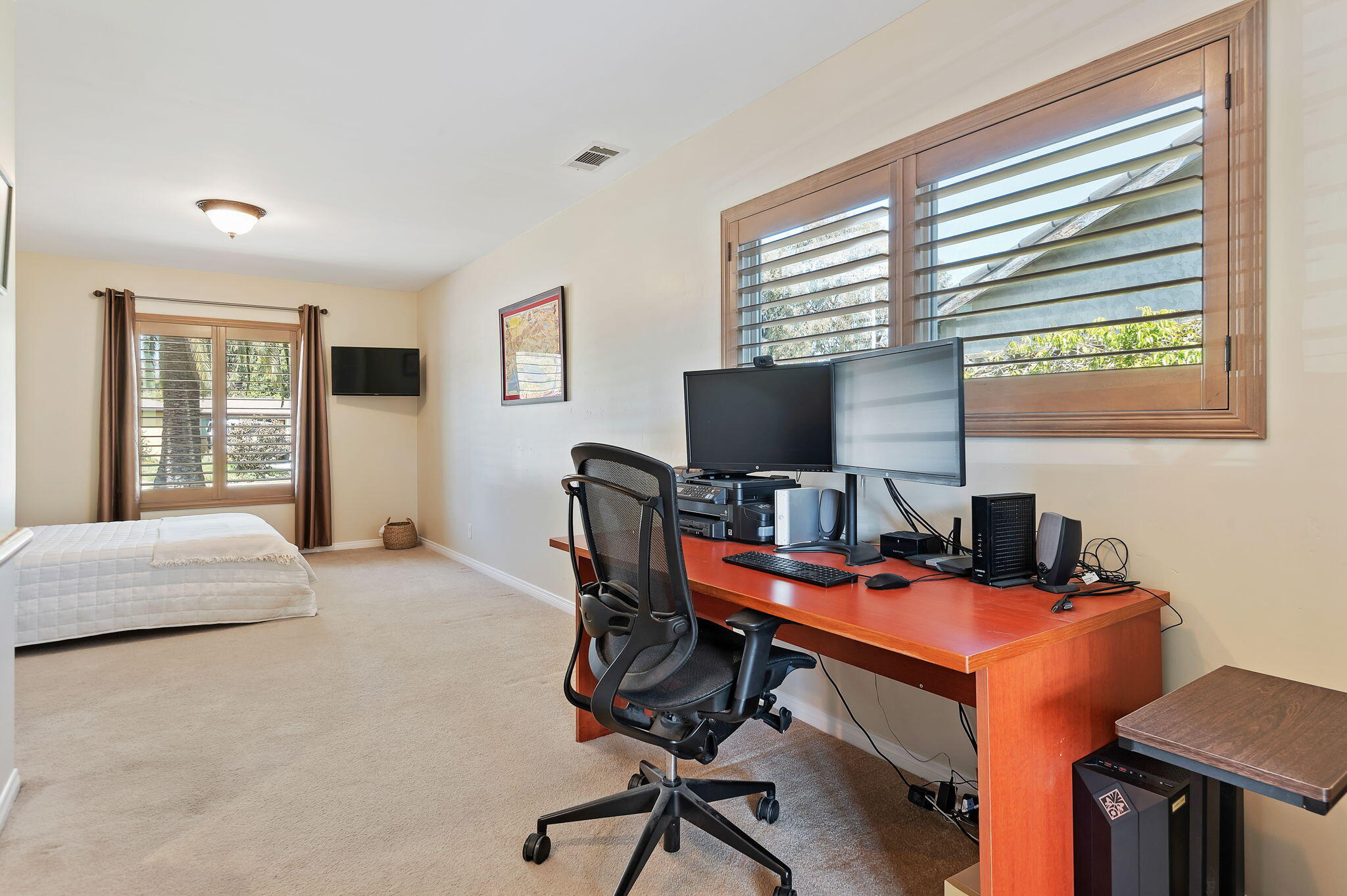 7635 Anchor Drive Goleta, CA 93117 - Photo 14 of 24 a view of a workspace with furniture and a window