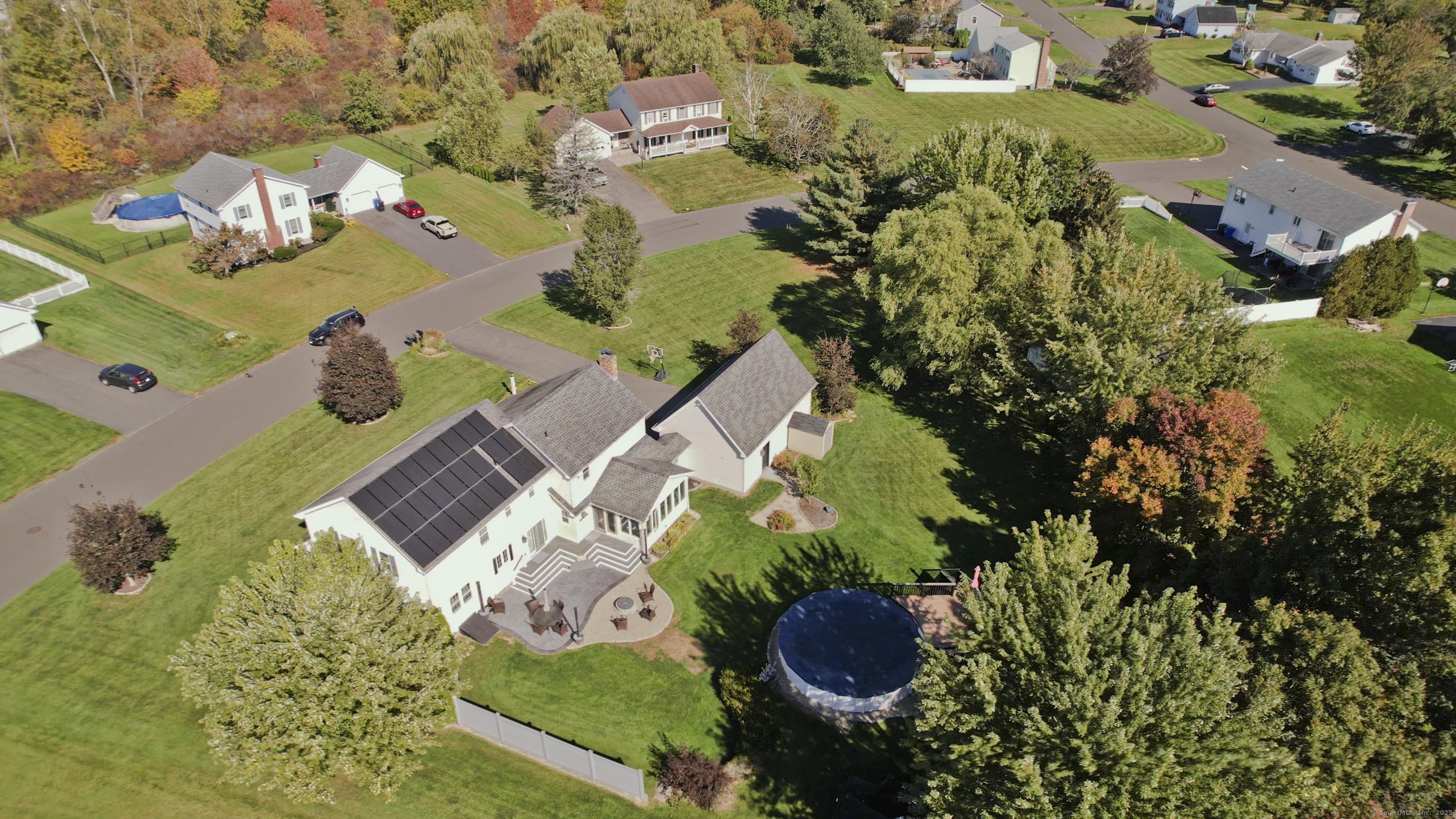 57 Kildeer Lane Suffield, CT 06078 - Photo 2 of 37 an aerial view of residential houses with outdoor space