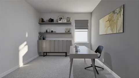 a view of an empty room