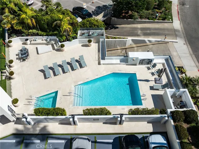 a outdoor space with furniture