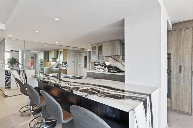 a view of a dining room kitchen and a window