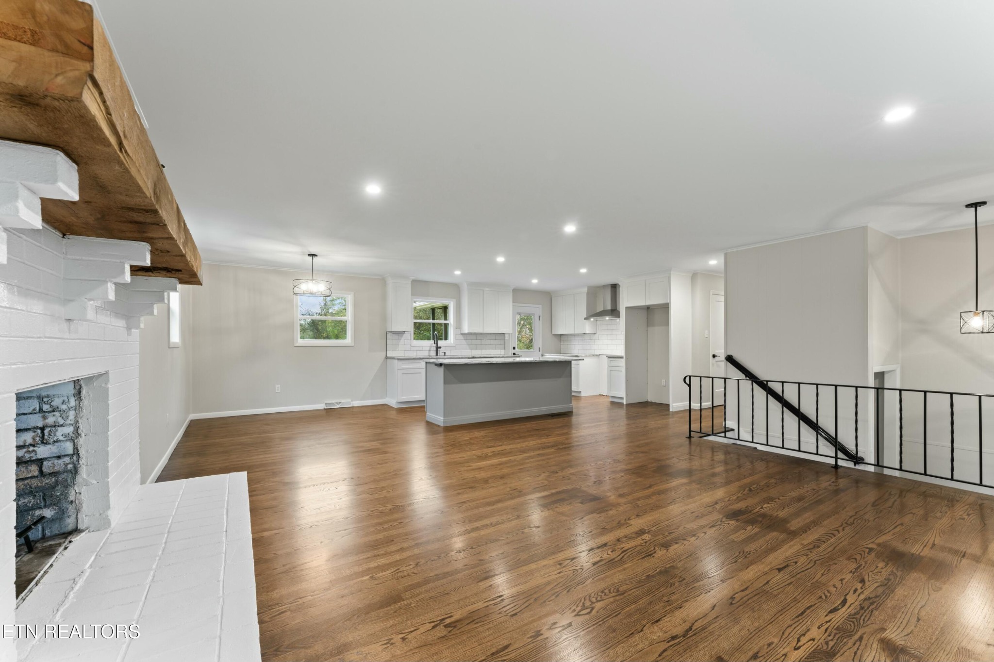 2229 Tooles Bend Road Knoxville, TN 37922 - Photo 10 of 41 a view of kitchen and hall with wooden floor