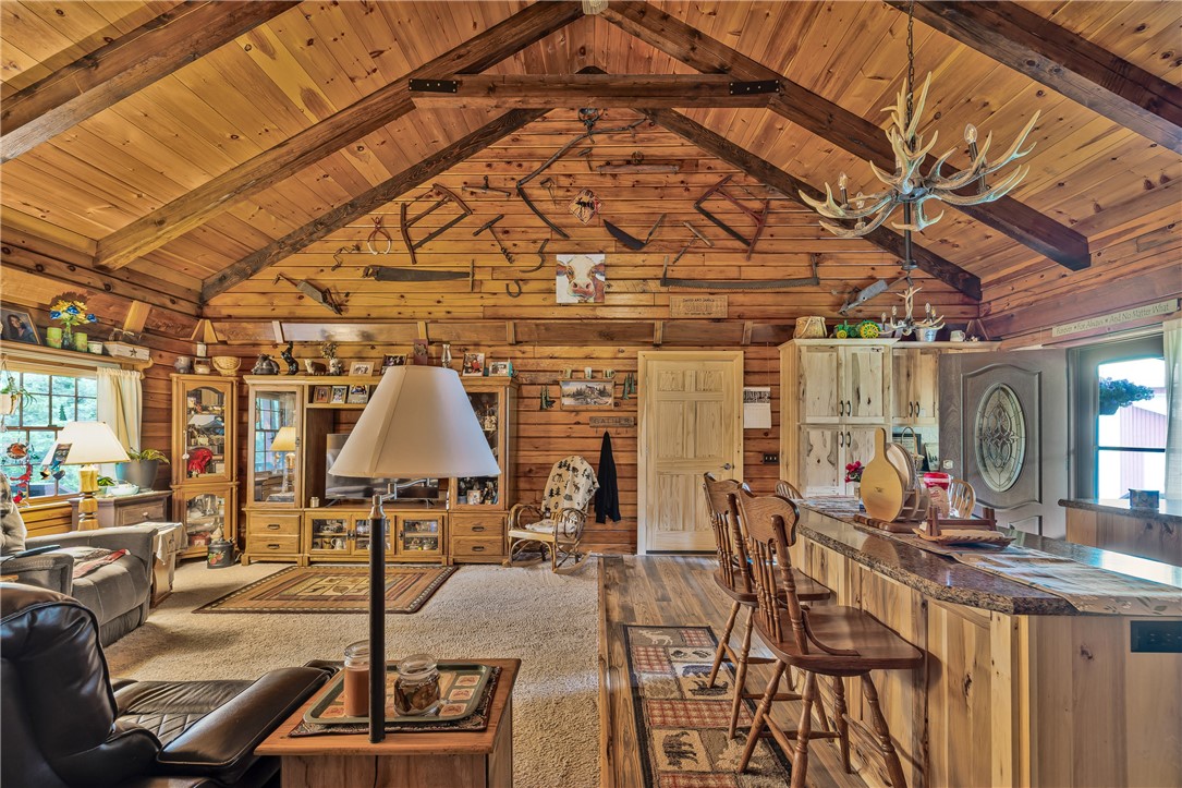 8311 Highway 415 Campbell, NY 14821 - Photo 5 of 42 Large living room with breakfast bar