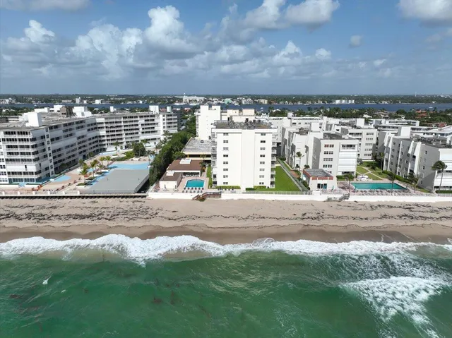 a view of a parking space with city view