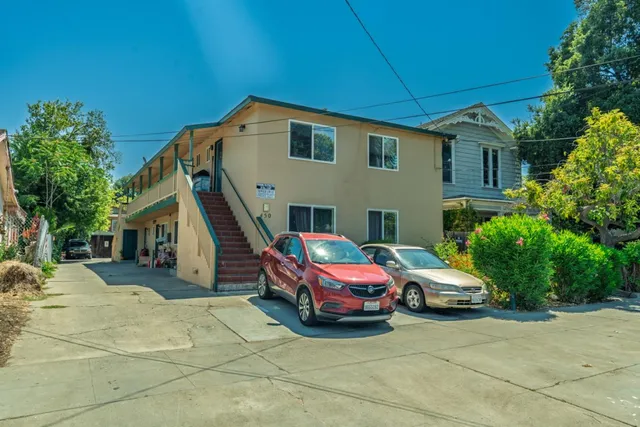 a car parked in front of house