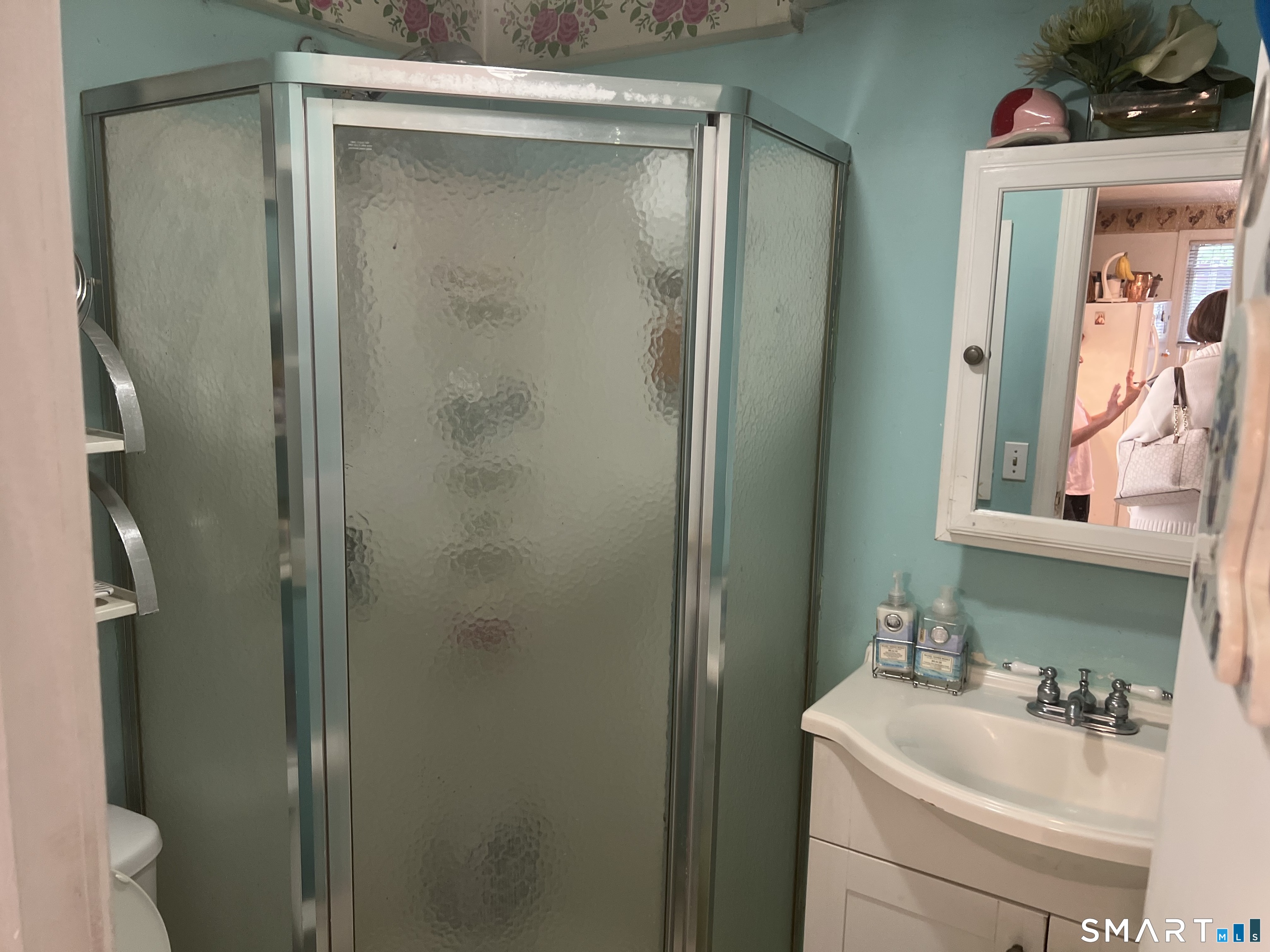 275 Long Ridge Road Stamford, CT 06905 - Photo 26 of 40 a bathroom with a sink a toilet and shower