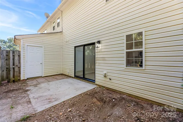 a view of a house with a space