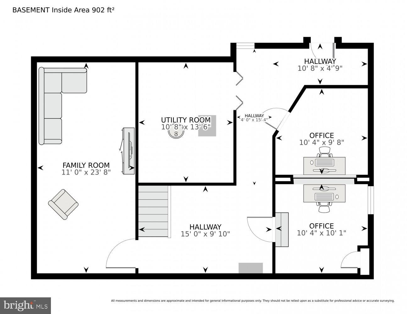 13305 Pendleton Street Fort Washington, MD 20744 - Photo 25 of 28 Spacious basement layout with versatile rooms.