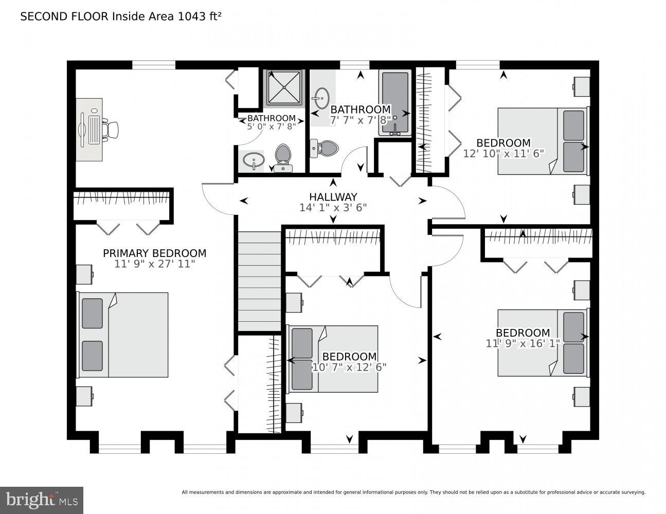13305 Pendleton Street Fort Washington, MD 20744 - Photo 27 of 28 Spacious second-floor layout with four bedrooms.