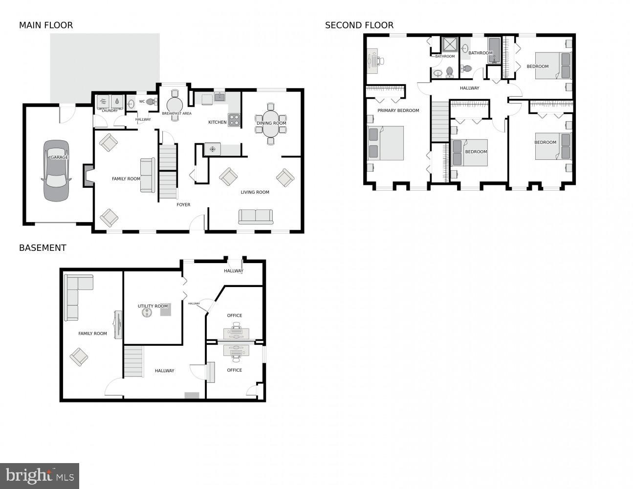 13305 Pendleton Street Fort Washington, MD 20744 - Photo 28 of 28 Spacious multi-level home layout design.