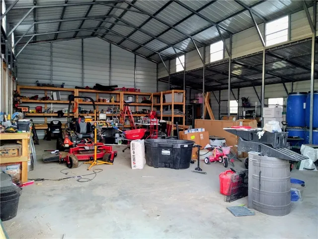 a view of storage and utility room