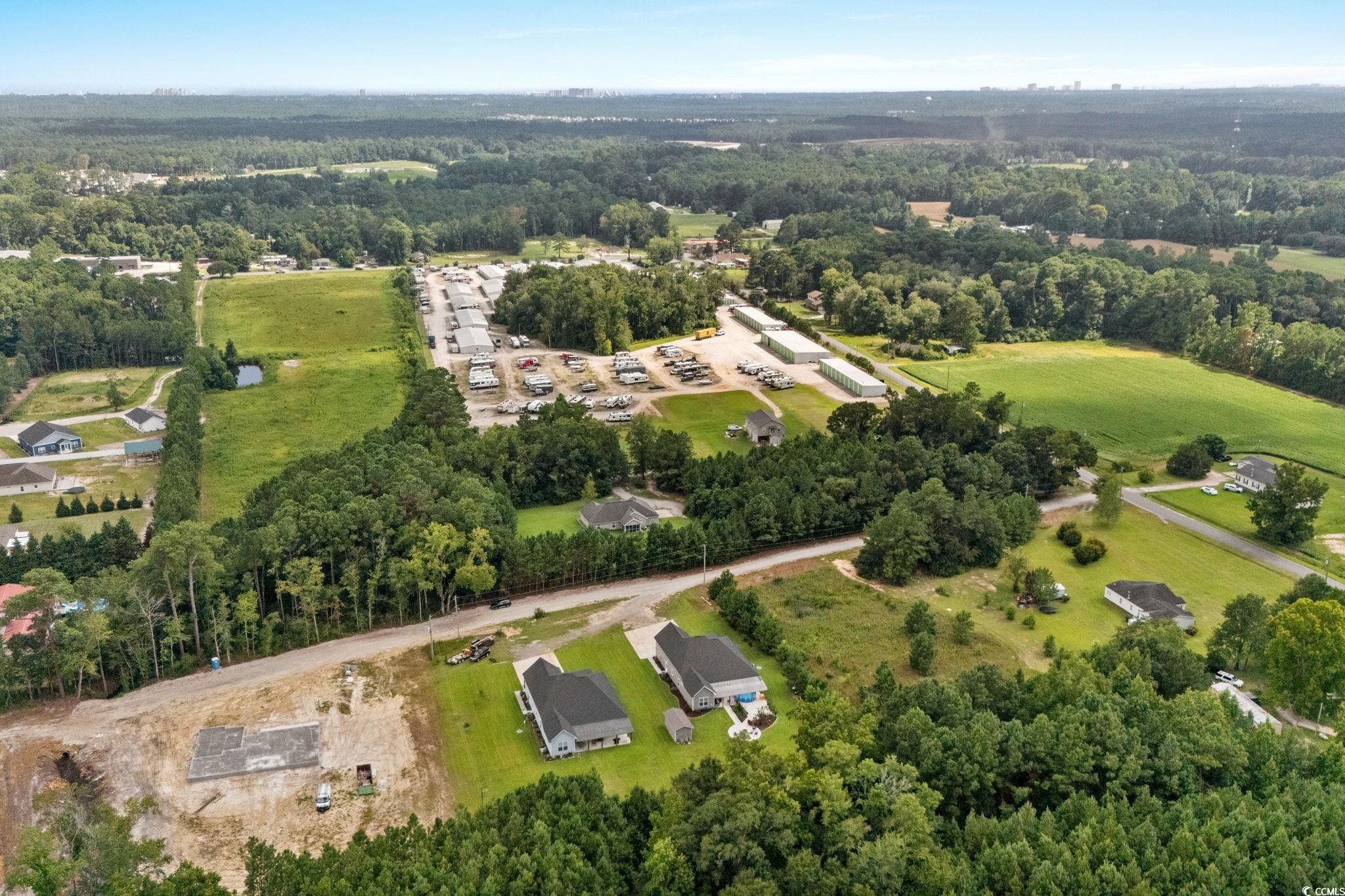2133 Carries Lane Road Longs, SC 29568 - Photo 37 of 40 Aerial view of property's location with a forest