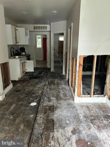 a view of wooden floor in a rack