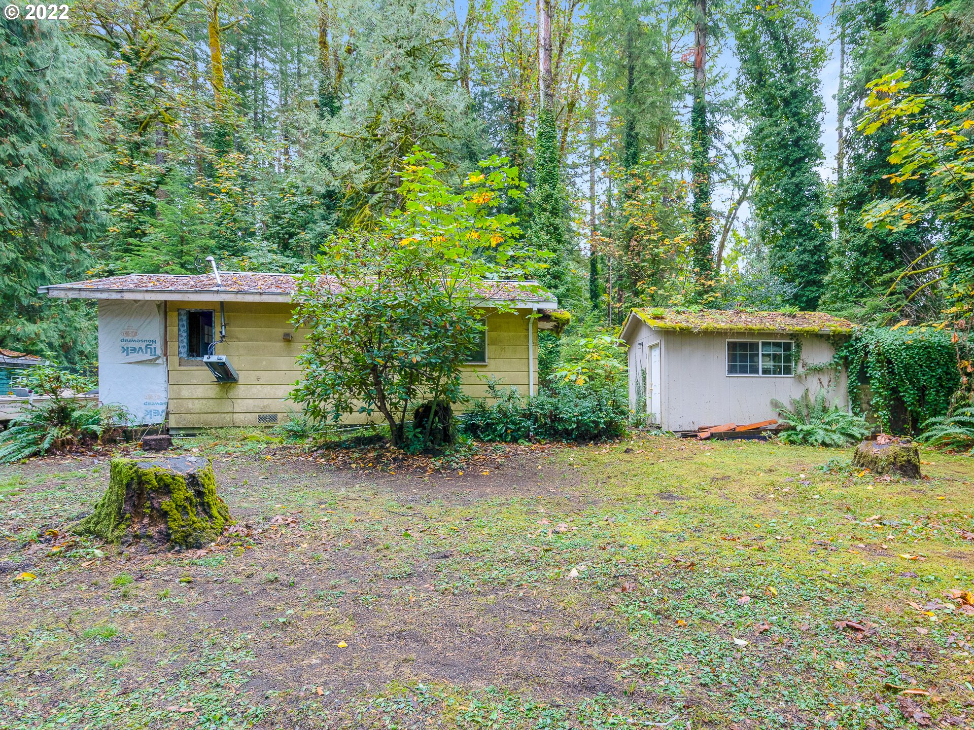15910 Southeast Ten Eyck Road Sandy, OR 97055 - Photo 25 of 32 front view of house with a yard and trees all around