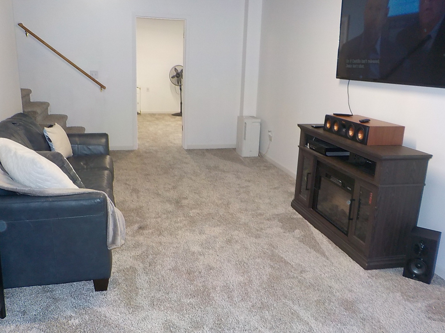 4412 Ridgeview Lane Byron, IL 61010 - Photo 34 of 35 a living room with furniture and a fireplace