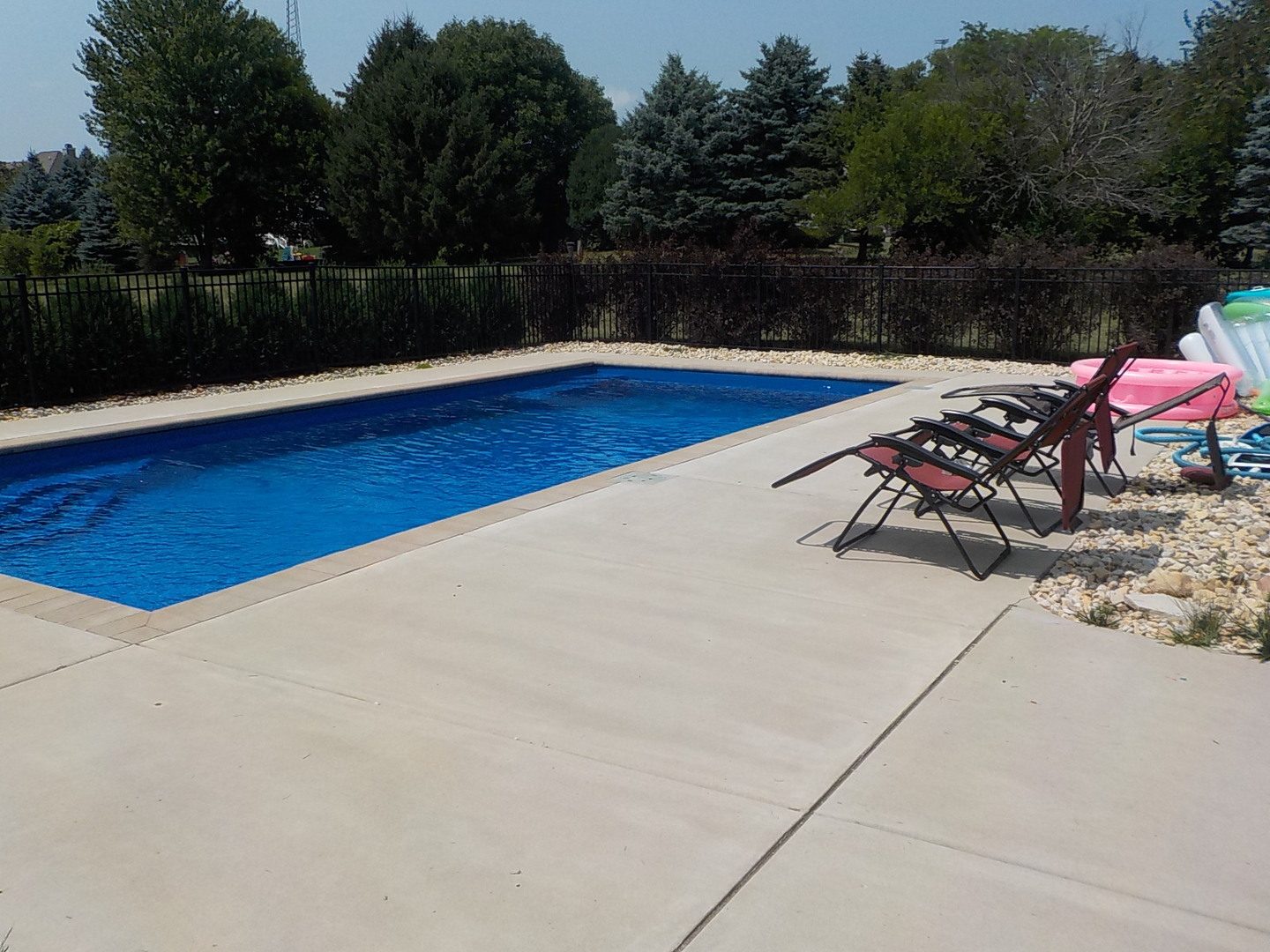 4412 Ridgeview Lane Byron, IL 61010 - Photo 5 of 35 a view of a lake with chairs
