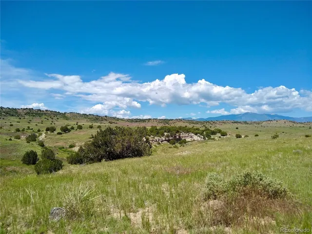 a view of an outdoor space and mountain view