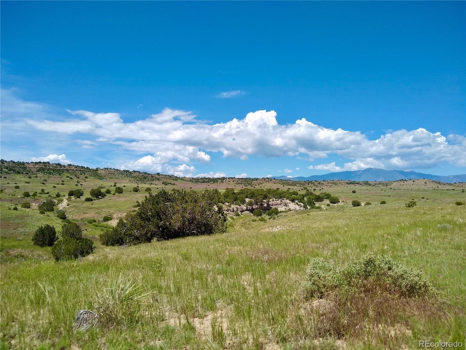 a view of an outdoor space and mountain view