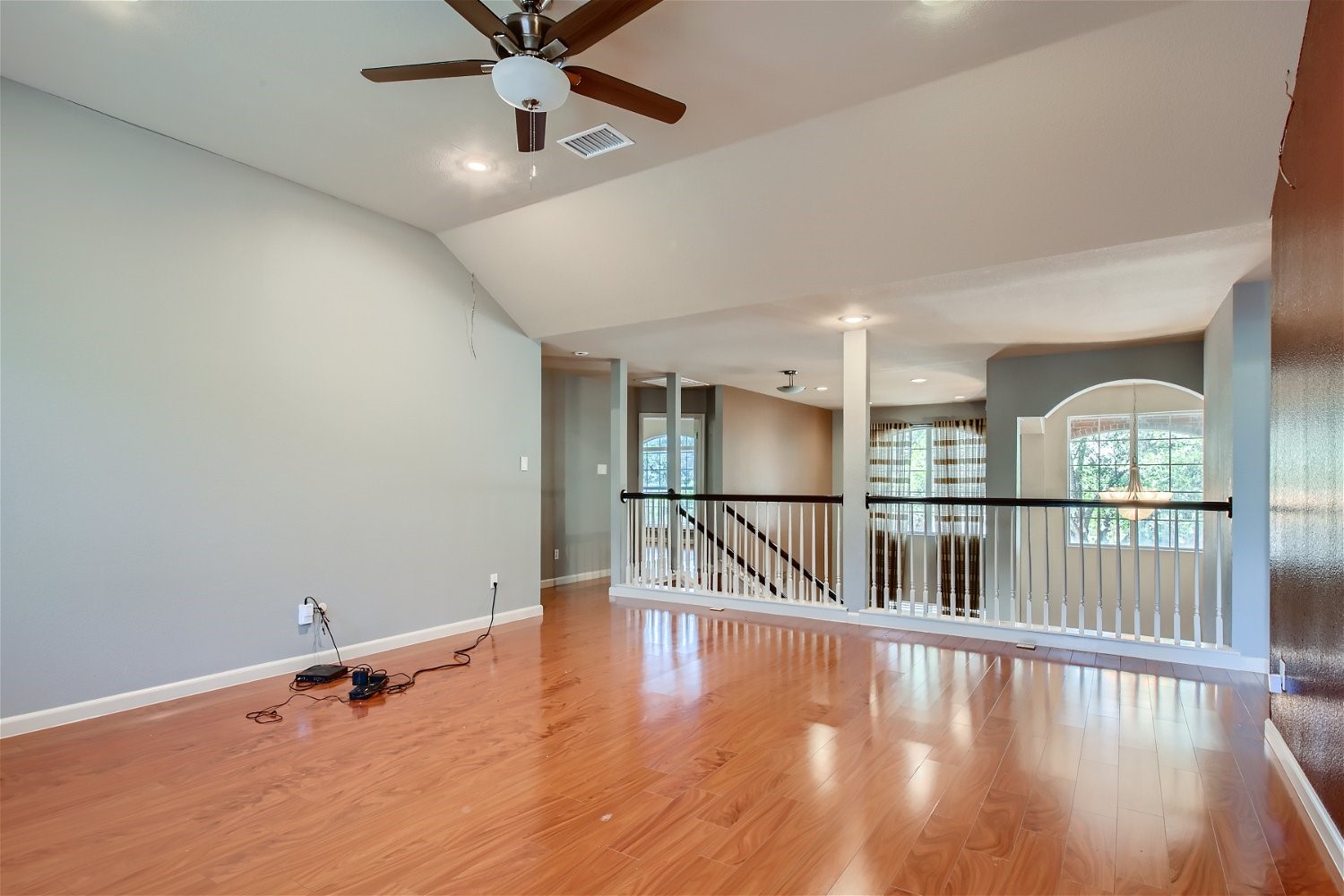5320 Spirea Cove Austin, TX 78749 - Photo 25 of 28 a view of entryway and hall with wooden floor