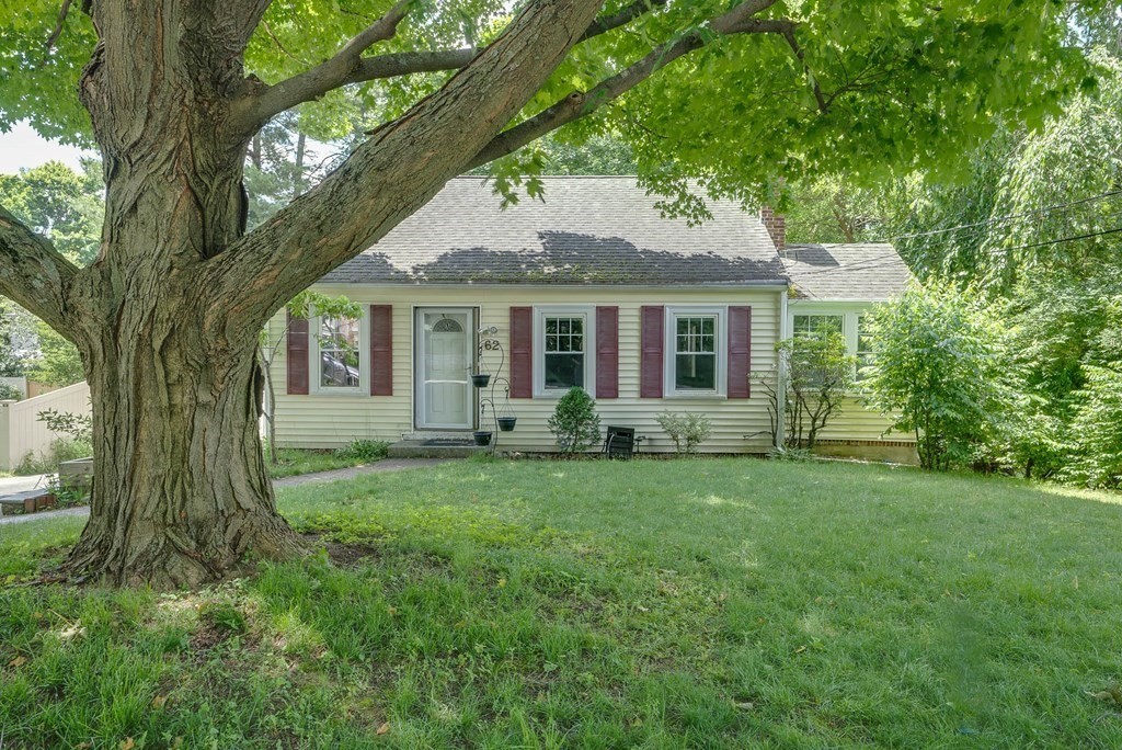 62 Gleason Road Lexington, MA 02420 - Photo 33 of 39 a front view of house with yard and green space