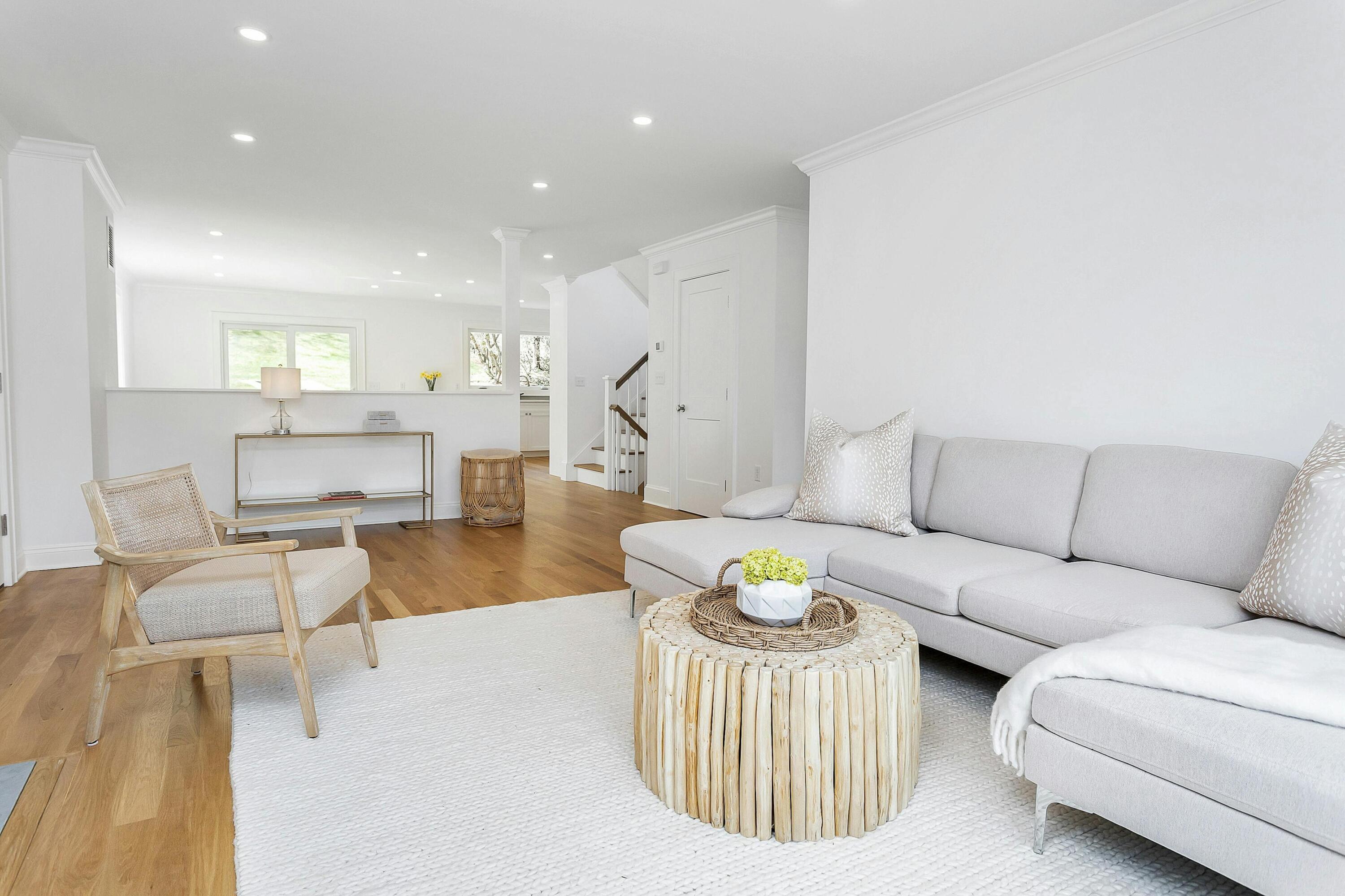 34 Crimmins Road Darien, CT 06820 - Photo 3 of 28 a living room with furniture and a wooden floor