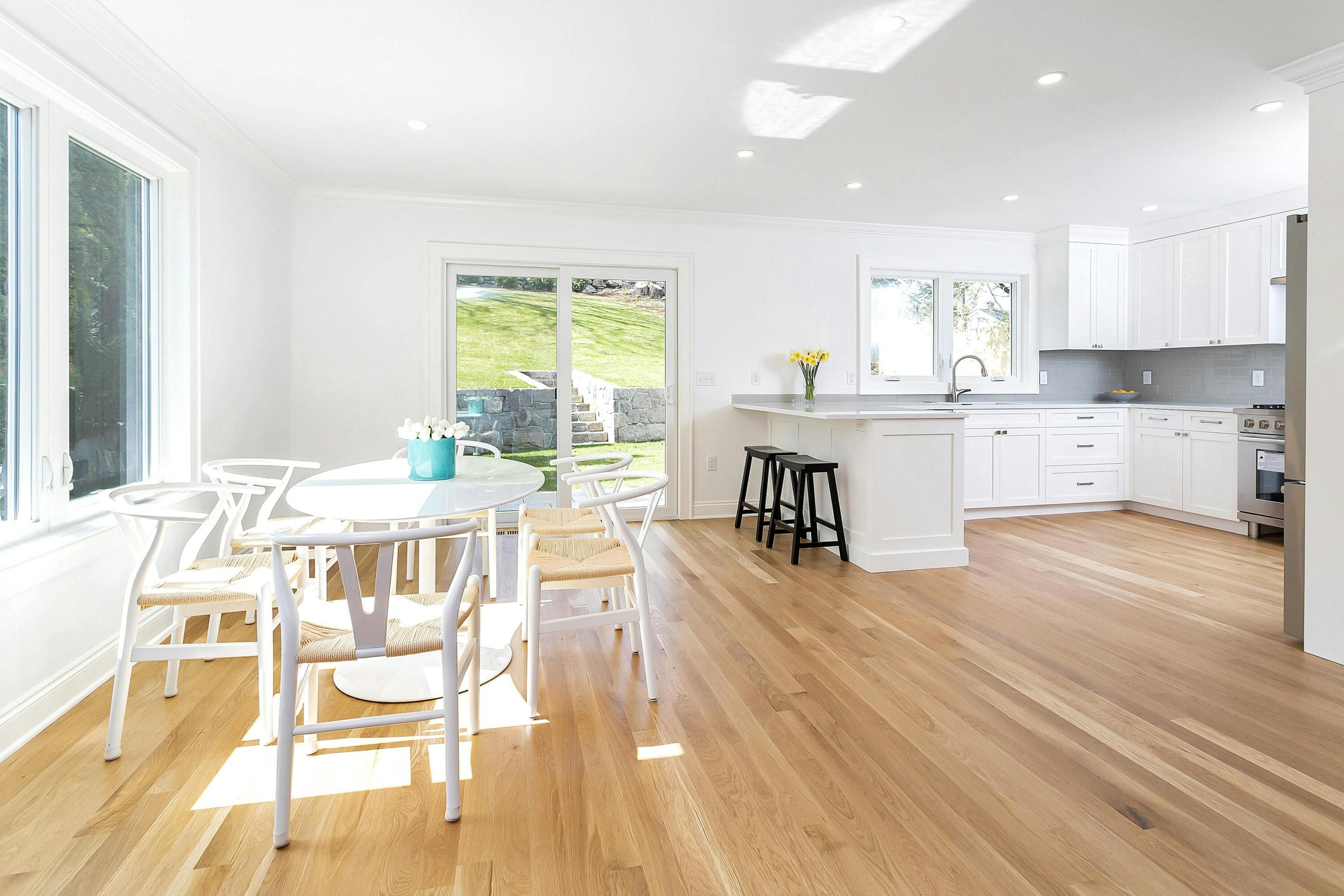 34 Crimmins Road Darien, CT 06820 - Photo 7 of 28 a view of a dining room with furniture and wooden floor
